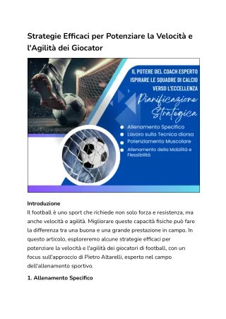Migliora le tue abilità calcistiche miglioramento efficace dell'agilità e della
