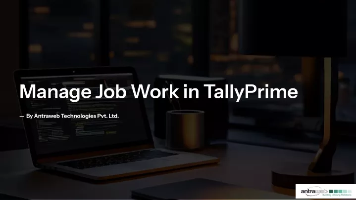 manage job work in tallyprime