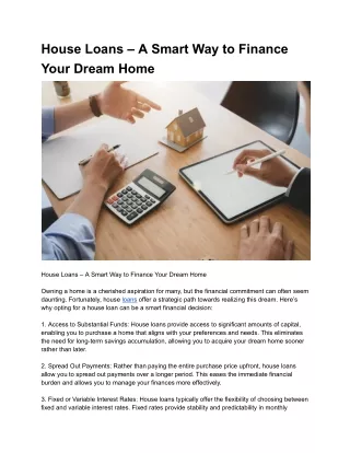 house loans