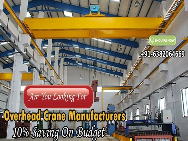 EOT Crane Manufacturers Karnataka