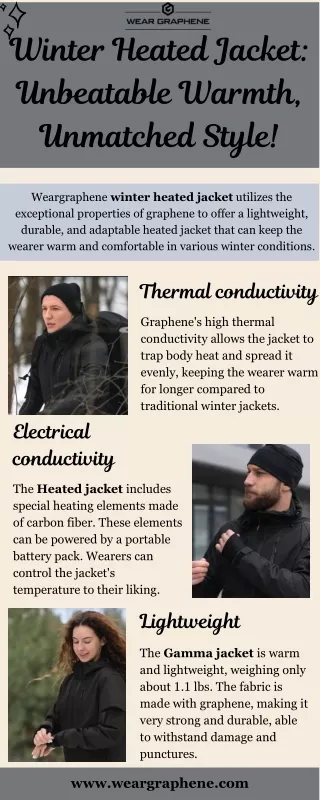 Winter Heated Jacket Unbeatable Warmth, Unmatched Style!