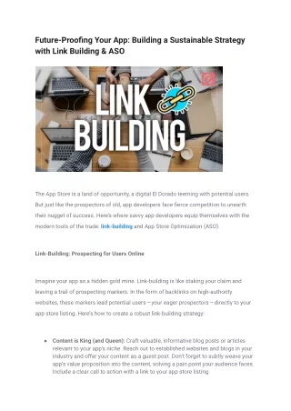 future proofing your app building a sustainable
