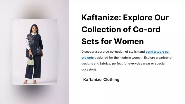 kaftanize explore our collection of co ord sets