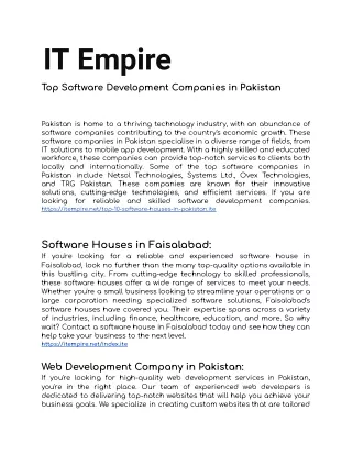 Crypto Development in Pakistan by IT Empire