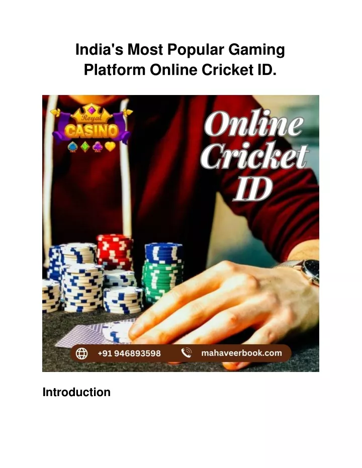 india s most popular gaming platform online cricket id