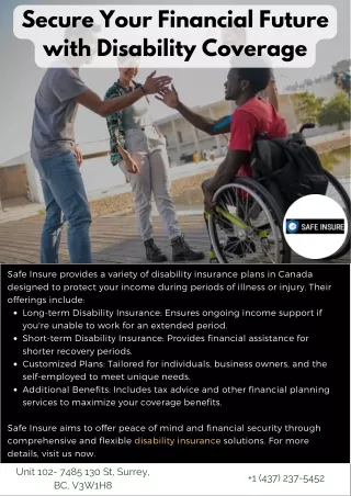 Secure Your Financial Future with Disability Coverage