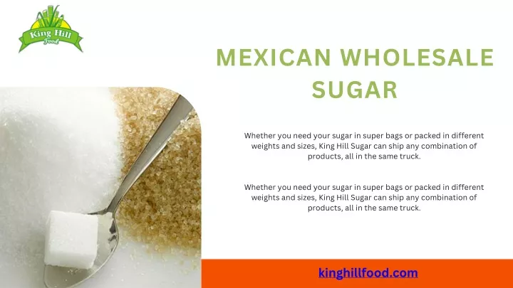 mexican wholesale sugar