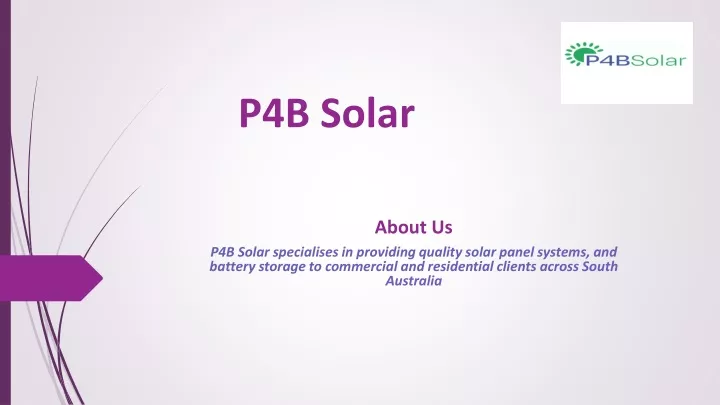 p4b solar