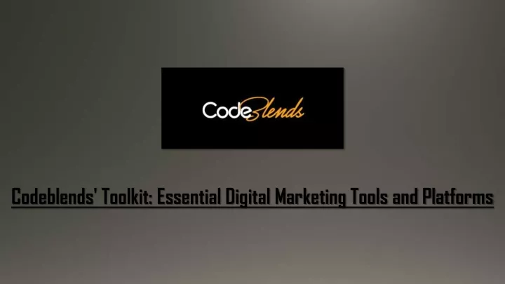 codeblends toolkit essential digital marketing