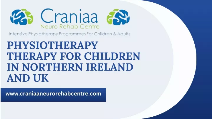 physiotherapy therapy for children in northern