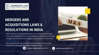 Mergers and Acquisitions Lawyer in India