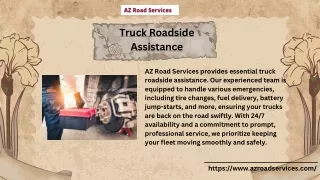 Trustworthy Truck Roadside Assistance Services