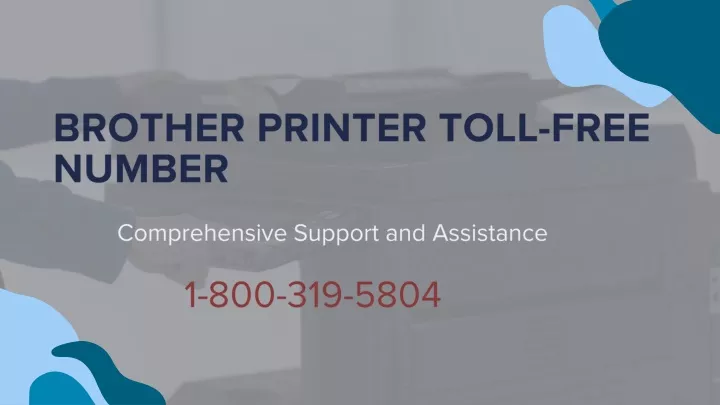 brother printer toll free number