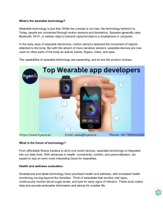 what s the wearable technology