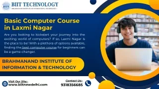 basic computer course in laxmi nagar