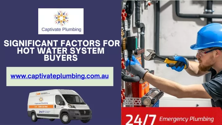 significant factors for hot water system buyers