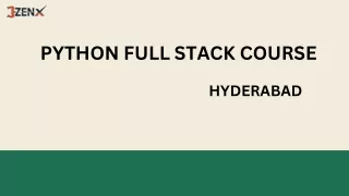 python full stack course