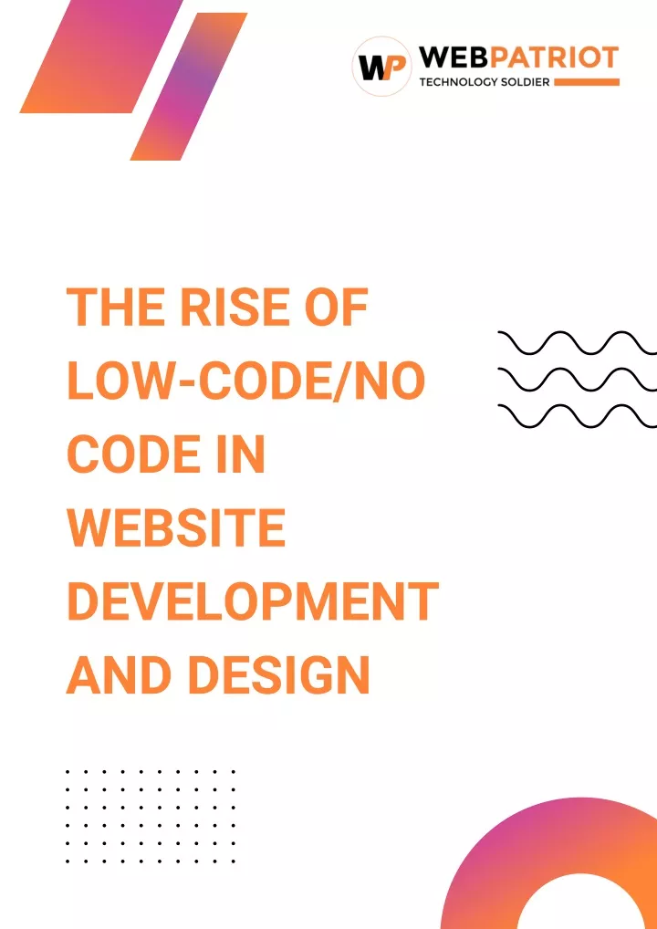 the rise of low code no code in website