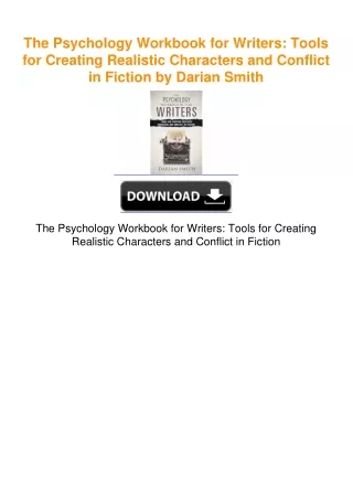 The Psychology Workbook for Writers: Tools for Creating Realistic