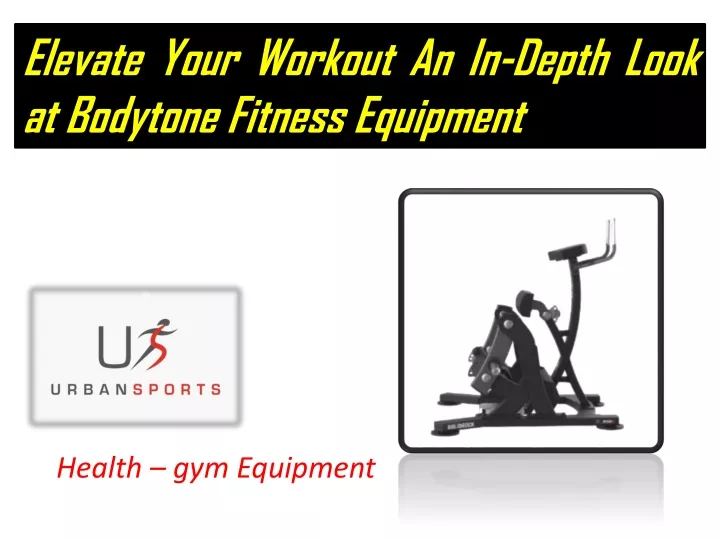 health gym equipment