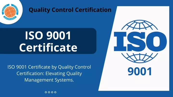 quality control certification