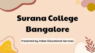 surana college bangalore