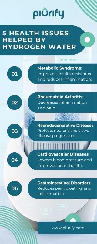 Hydrogen Water Speeds Up Recovery for 5 Health Conditions