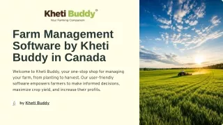 farm management software by kheti buddy in canada