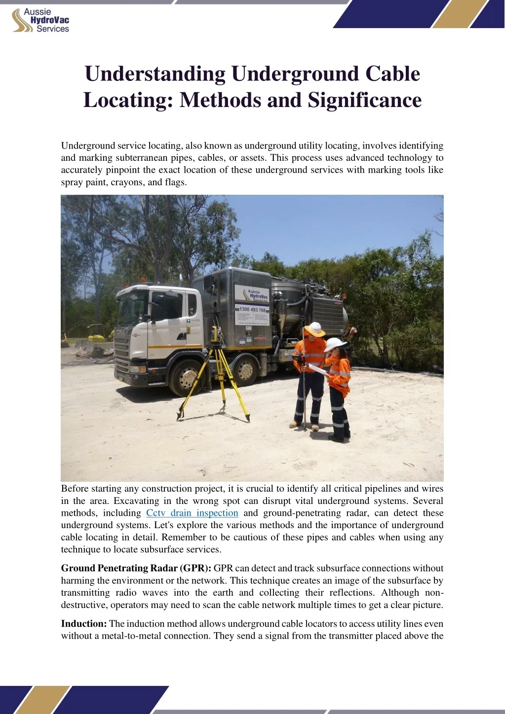 Locating Methods PPT - Understanding Underground Cable Locating: Methods and ...