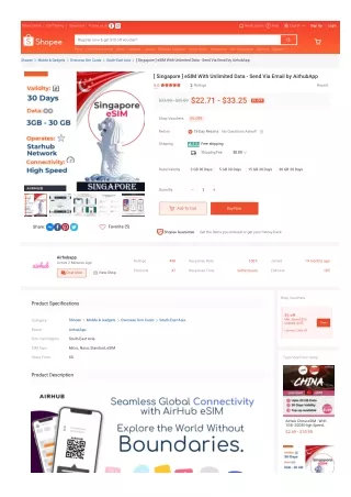 Discover Leading eSIM Singapore for Travel