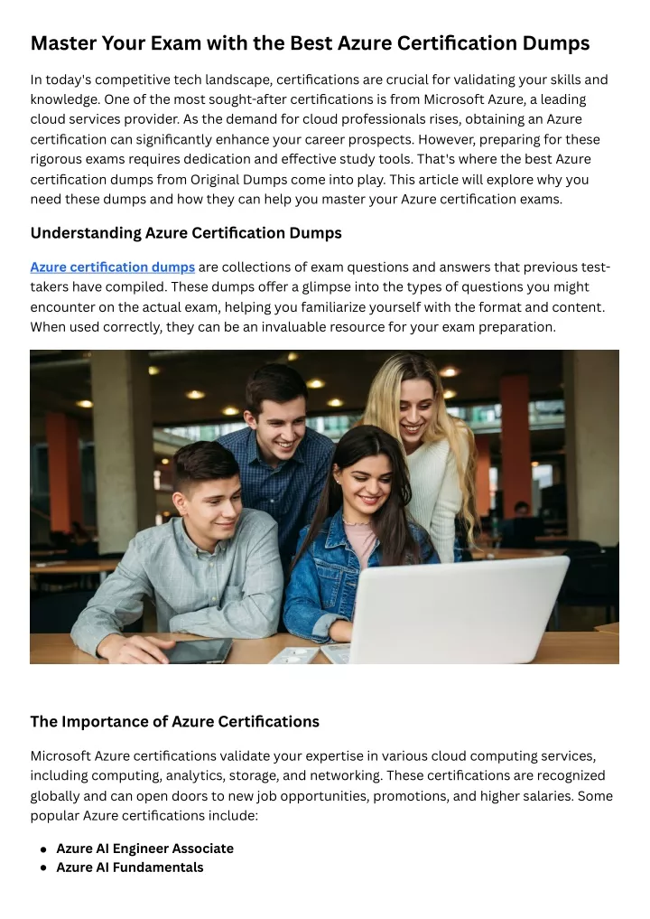 master your exam with the best azure