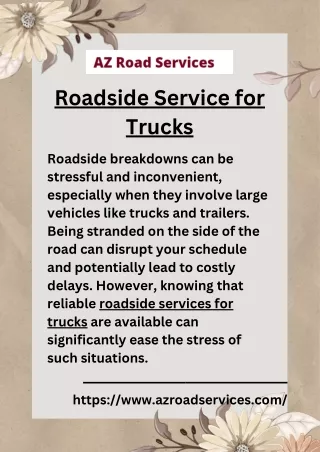 roadside service for trucks