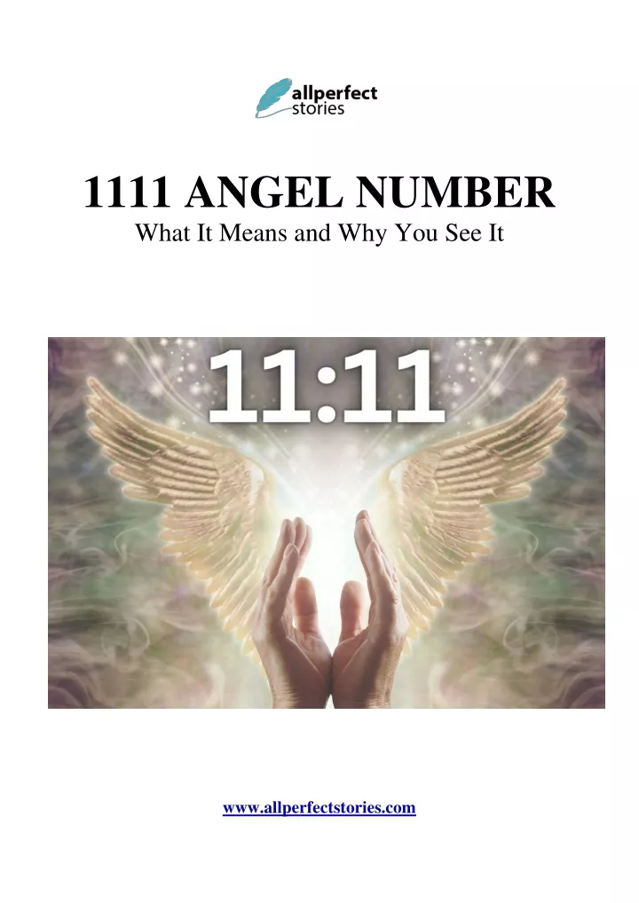 1111 angel number what it means and why you see it