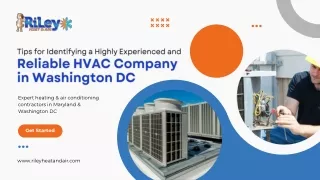 Tips for Identifying a Highly Experienced and Reliable HVAC Company in Washington DC