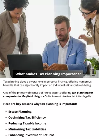 What Makes Tax Planning Important?