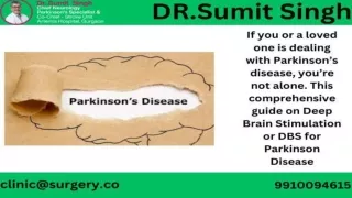 Best Doctor for Parkinson disease in Gurgaon