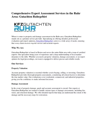 Nutzfahrzeug Gutachten Düsseldorf