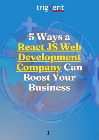 5 ways a react js web development company