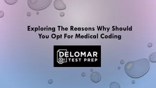 Exploring The Reasons Why Should You Opt For Medical Coding