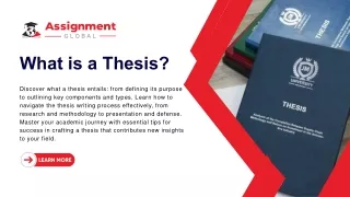 Thesis Writing service  What is a Thesis