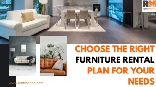 Choose the Right Furniture Rental Plan for Your Needs