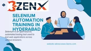 Selenium Automation Training in Hyderabad