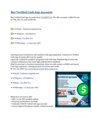 Top 2 Website for Buying Verified Cash App Account in ...