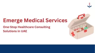 Emerge Medical Services , Corporate Healthcare Training Companies In Dubai