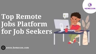 Top Remote Jobs Platform for Job Seekers