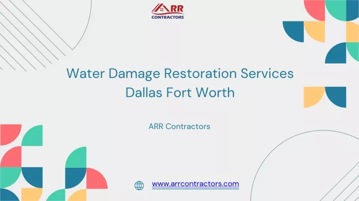 water damage restoration services dallas fort