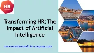 Transforming HR The Impact of Artificial Intelligence