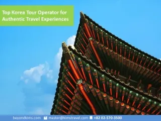 Top Korea Tour Operator for Authentic Travel Experiences