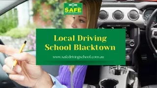 Best Local Driving School in Blacktown