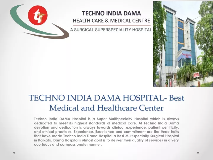 techno india dama hospital best medical and healthcare c enter